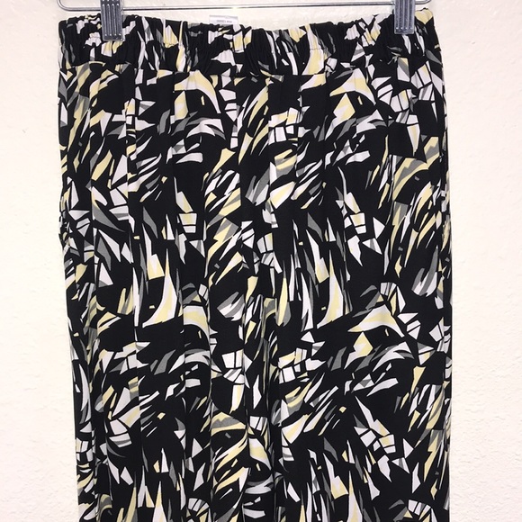 ANTTHONY Originals Women’s Small Pattered Pants Black with White Yellow Gray - Picture 9 of 10